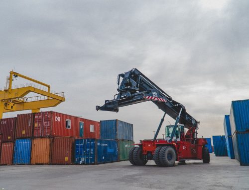 What are standard shipping containers and why are they used?